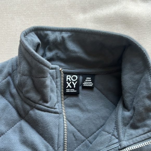 ROXY BONFIRE BABE QUILTED‎ HALF-ZIP PULLOVER -JACKET Women’s Size M NWOT - Picture 3 of 7